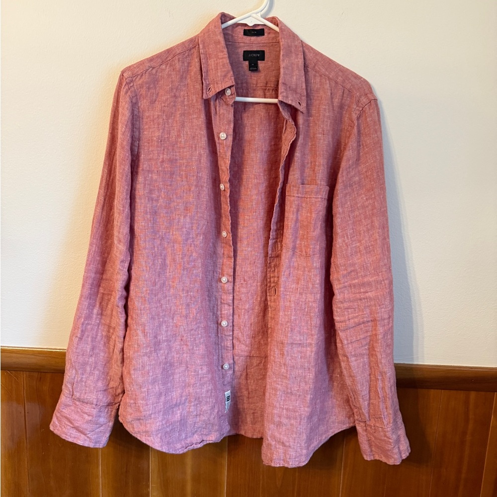 J. Crew Slim Fit Baird McNutt Linen Shirt
